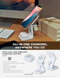 GC1474 -Seth 3-in-1 15W Wireless Charging Station